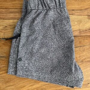 lululemon athletica Black and White Athletic Shorts